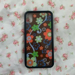 far out floral wildflower phone case iphone xr case